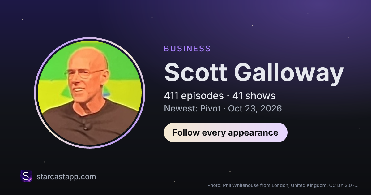 The preview card for Scott Galloway
