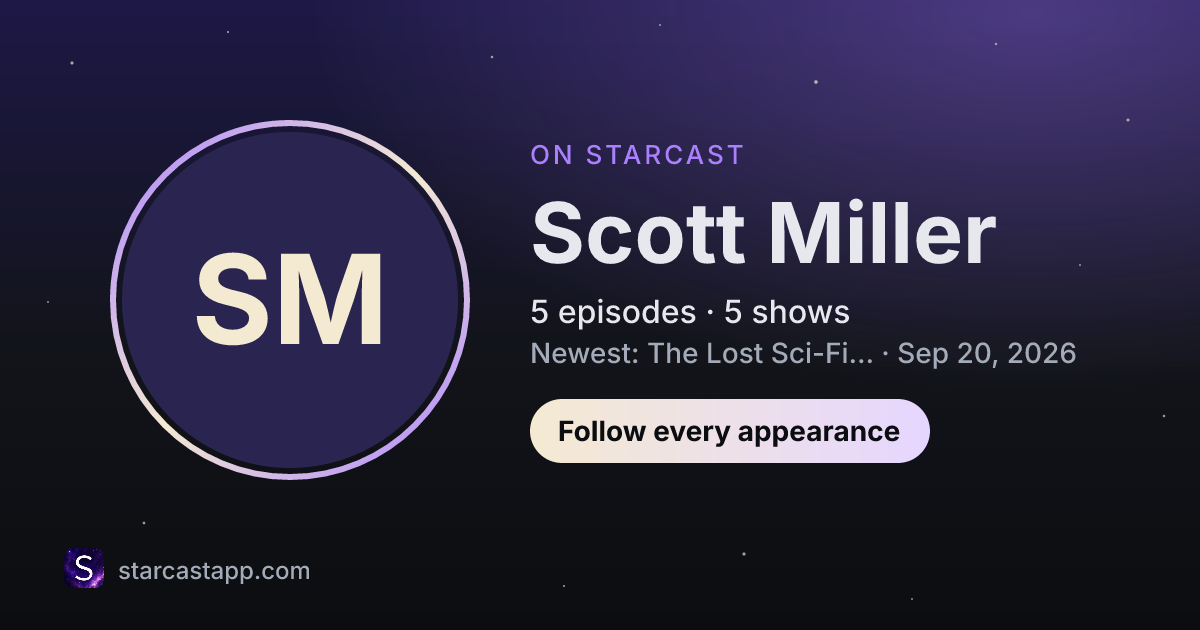 The preview card for Scott Miller