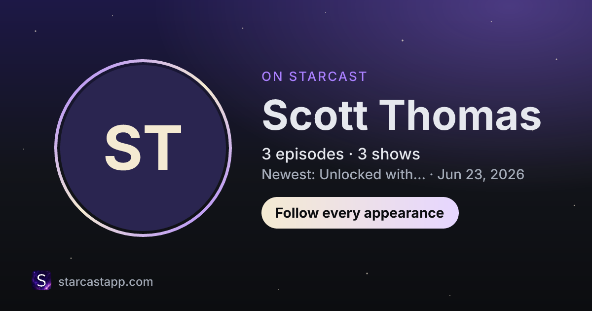 The preview card for Scott Thomas