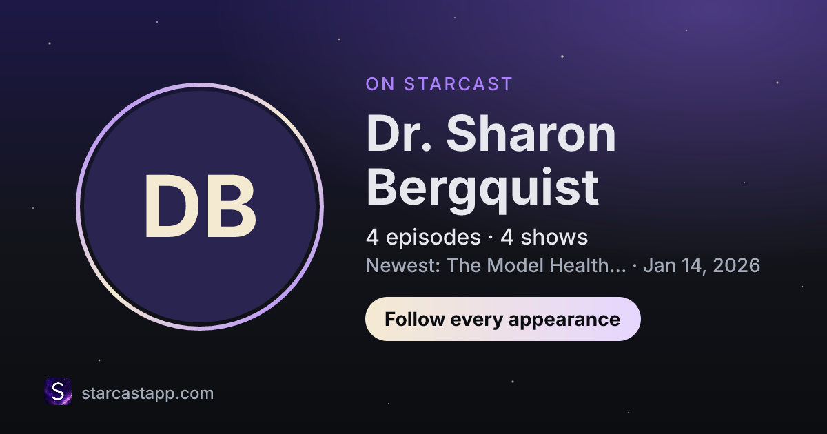 The preview card for Dr. Sharon Bergquist