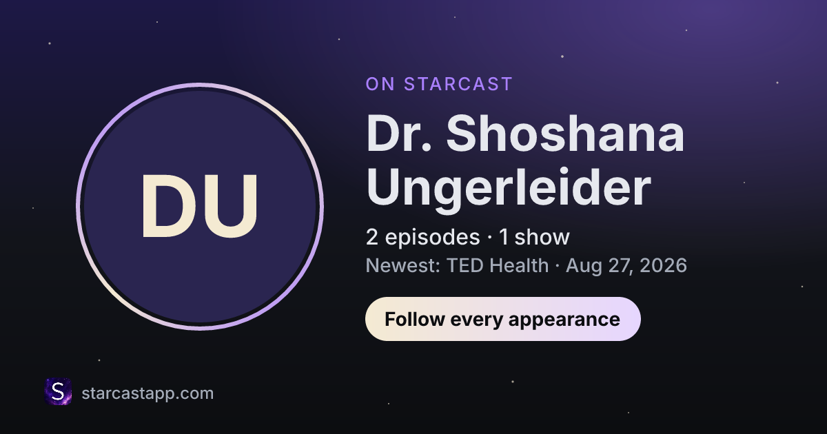 The preview card for Dr. Shoshana Ungerleider