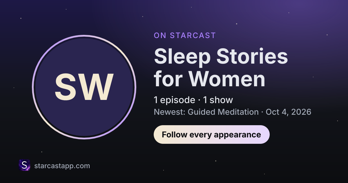 The preview card for Sleep Stories for Women