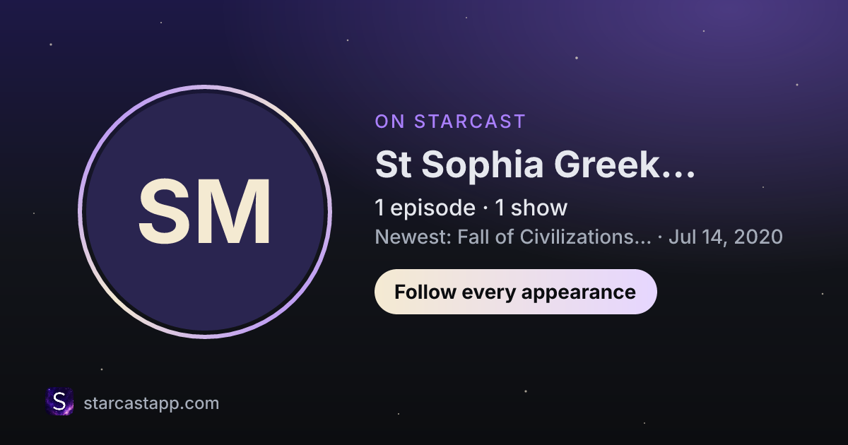 The preview card for St Sophia Greek Orthodox Cathedral Choir members