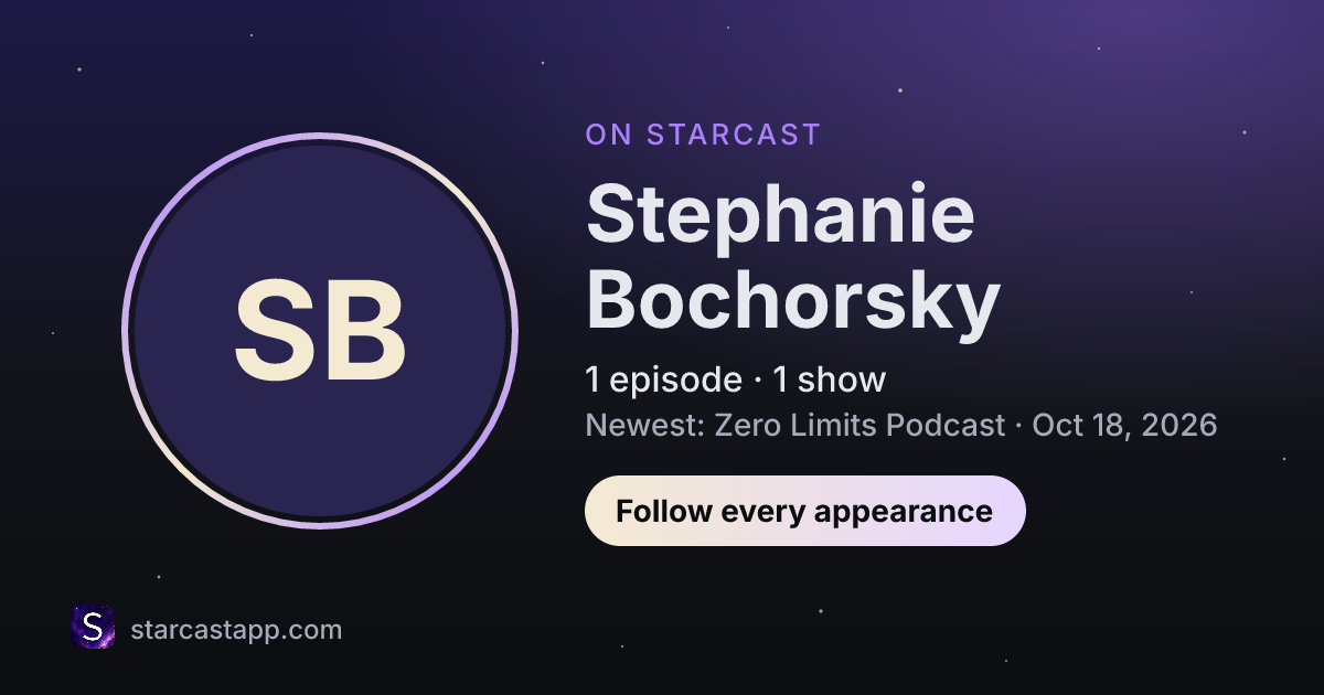 The preview card for Stephanie Bochorsky
