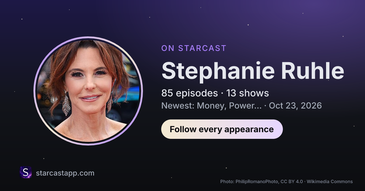 The preview card for Stephanie Ruhle