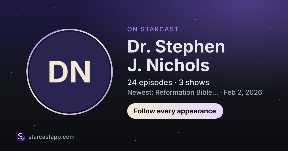The preview card for Dr. Stephen J. Nichols