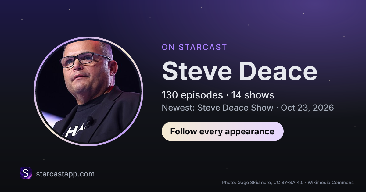 The preview card for Steve Deace
