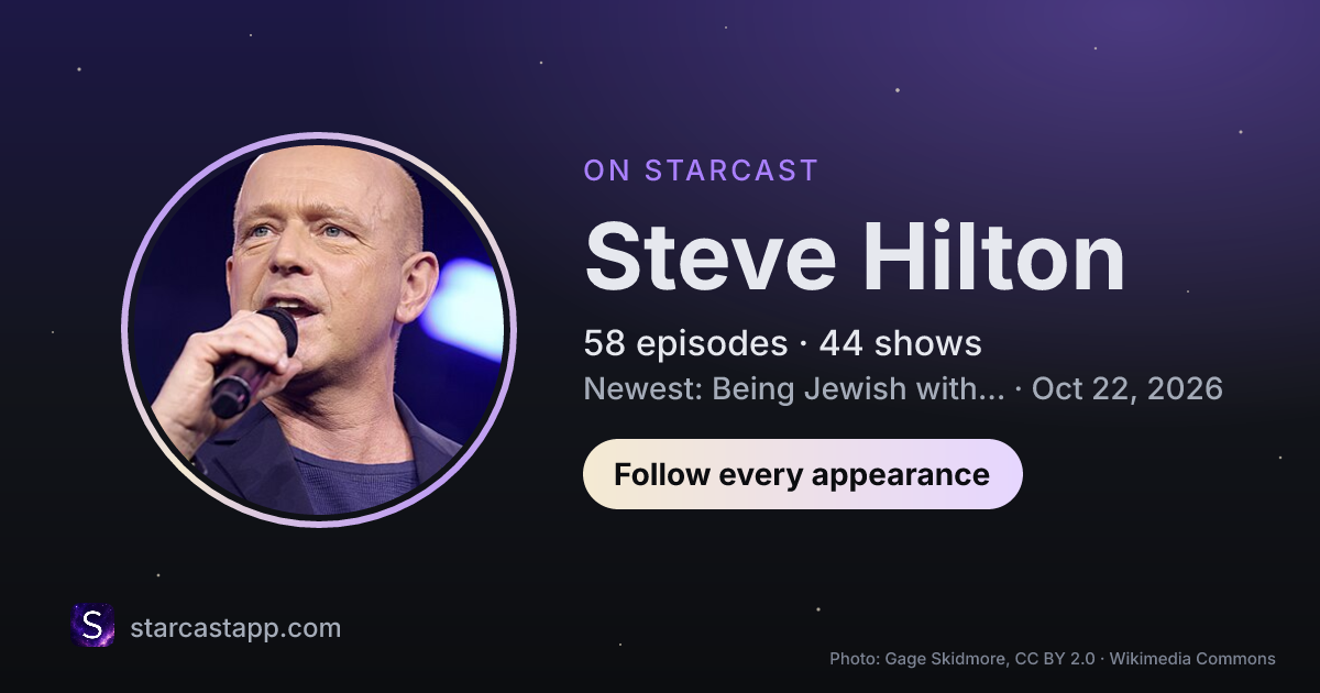 The preview card for Steve Hilton