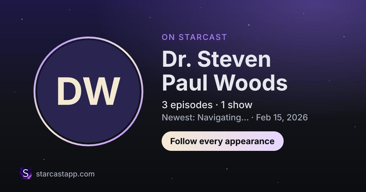 The preview card for Dr. Steven Paul Woods