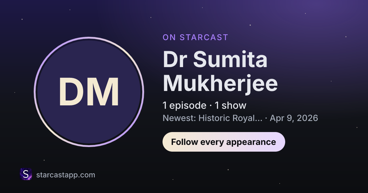 The preview card for Dr Sumita Mukherjee