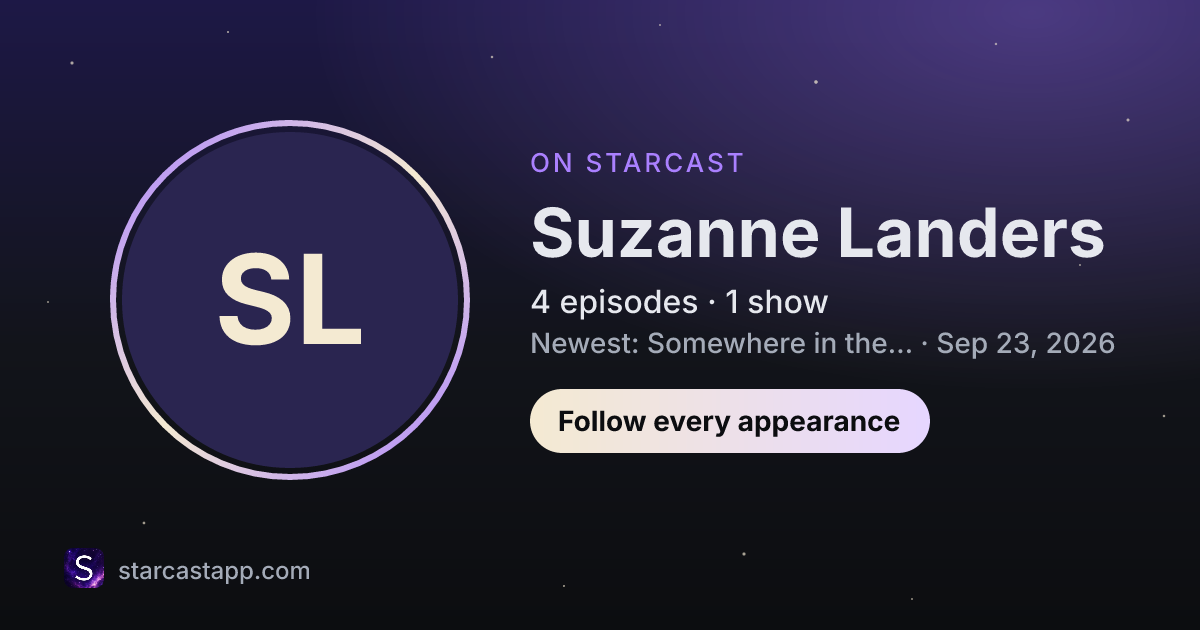 The preview card for Suzanne Landers