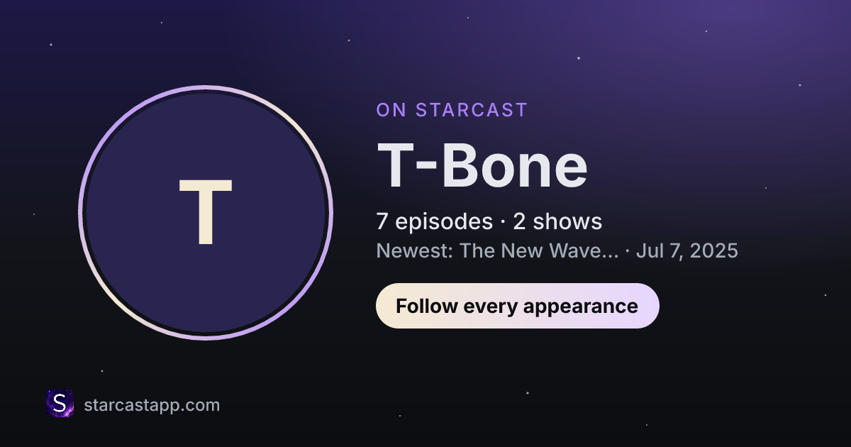 The preview card for T-Bone