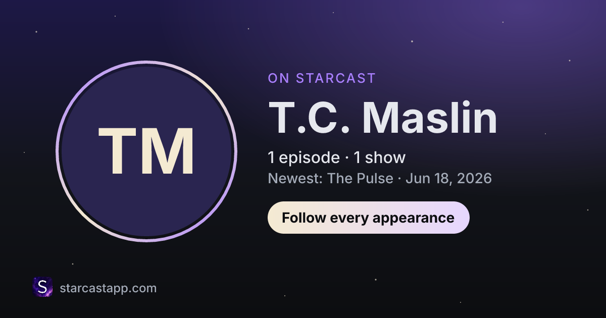 The preview card for T.C. Maslin
