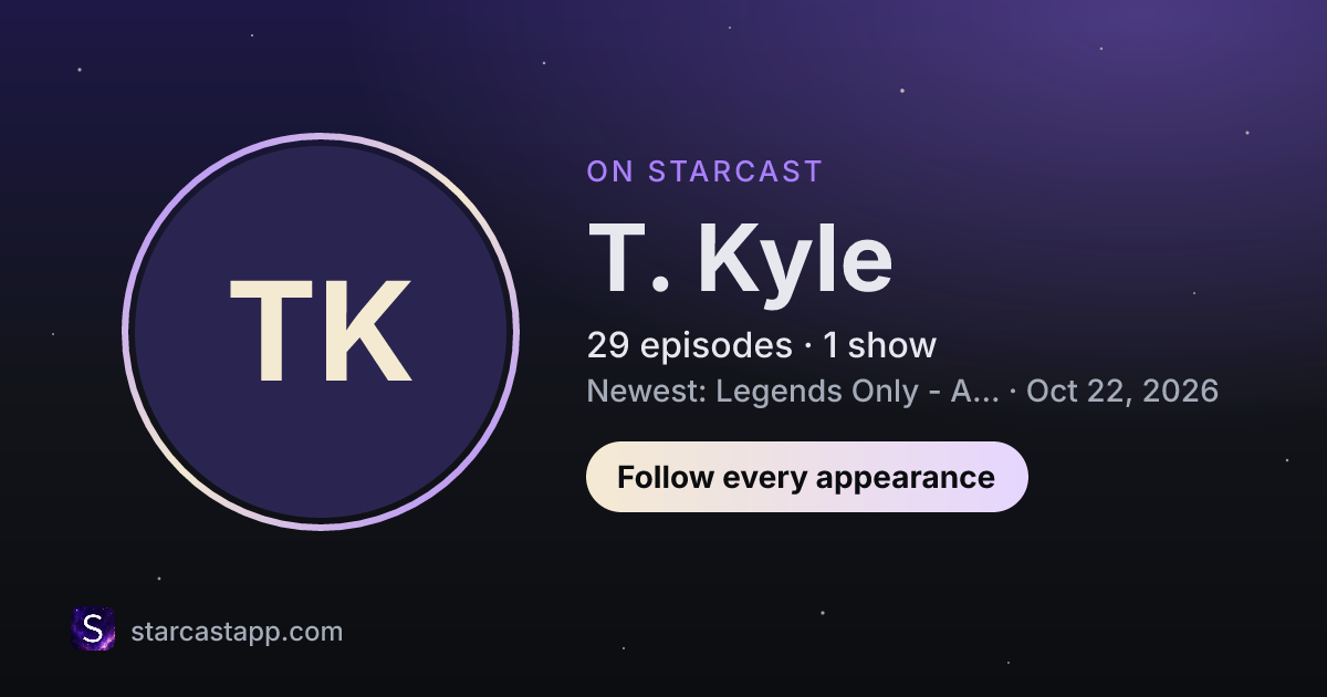 The preview card for T. Kyle