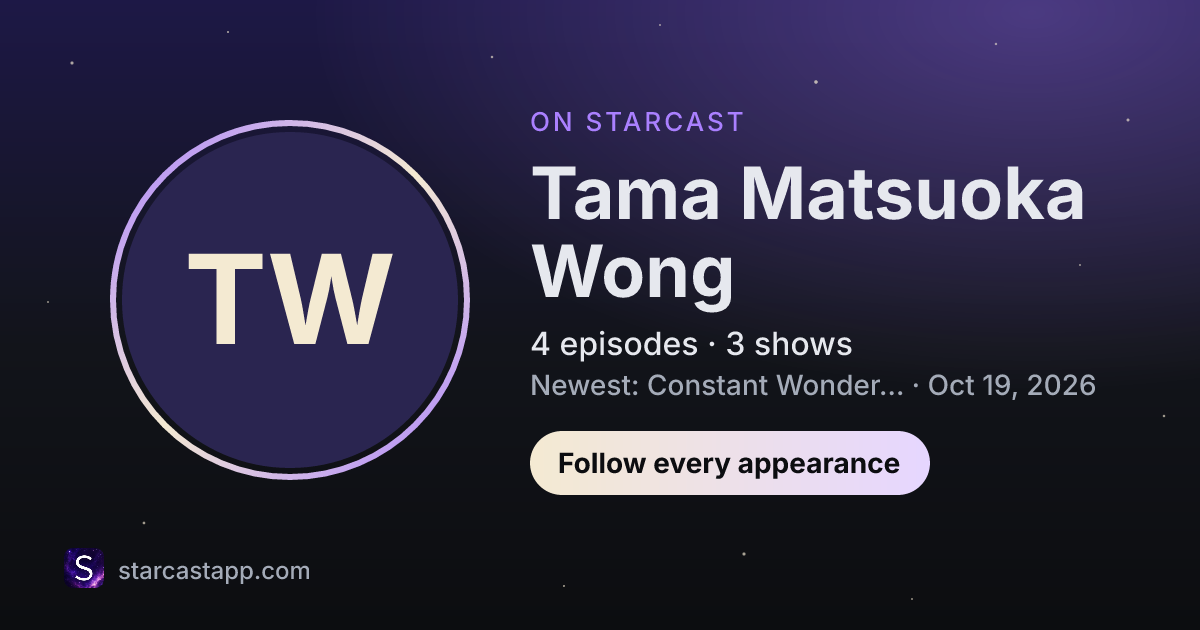 The preview card for Tama Matsuoka Wong
