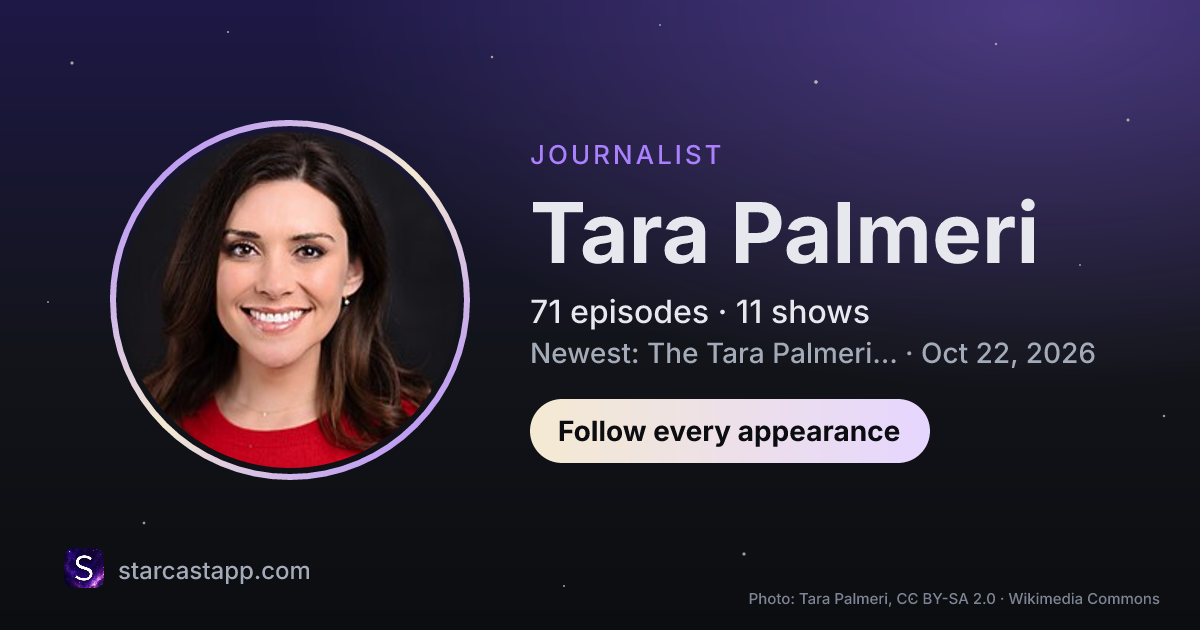 The preview card for Tara Palmeri
