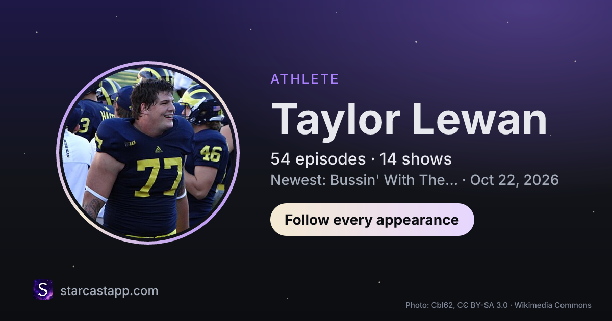 The preview card for Taylor Lewan