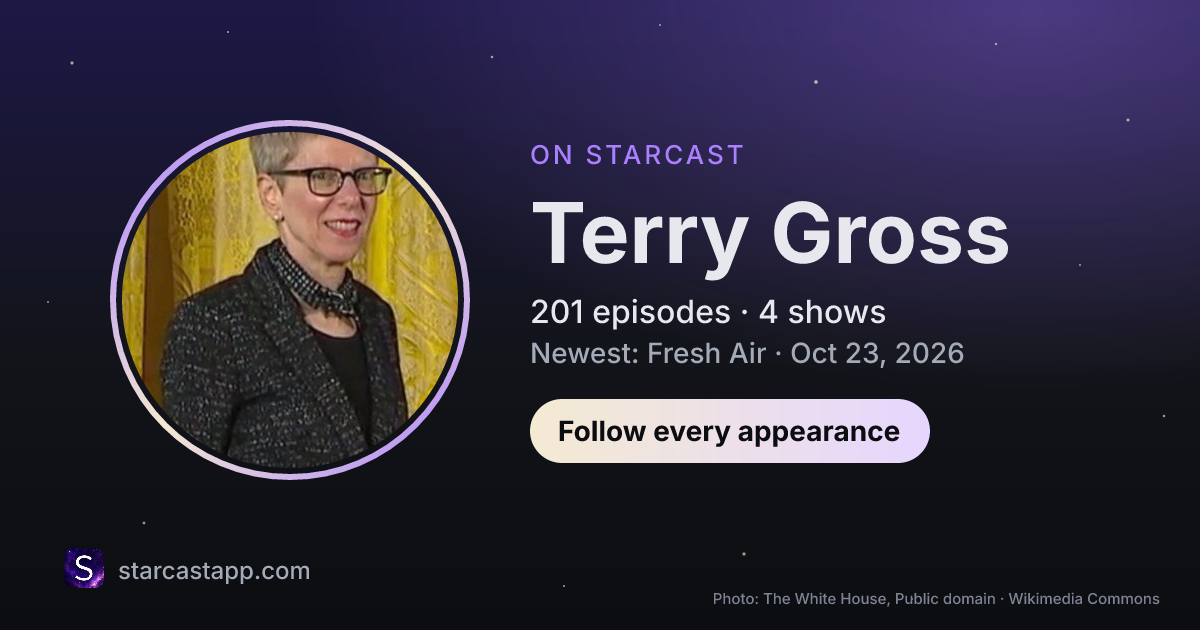 The preview card for Terry Gross