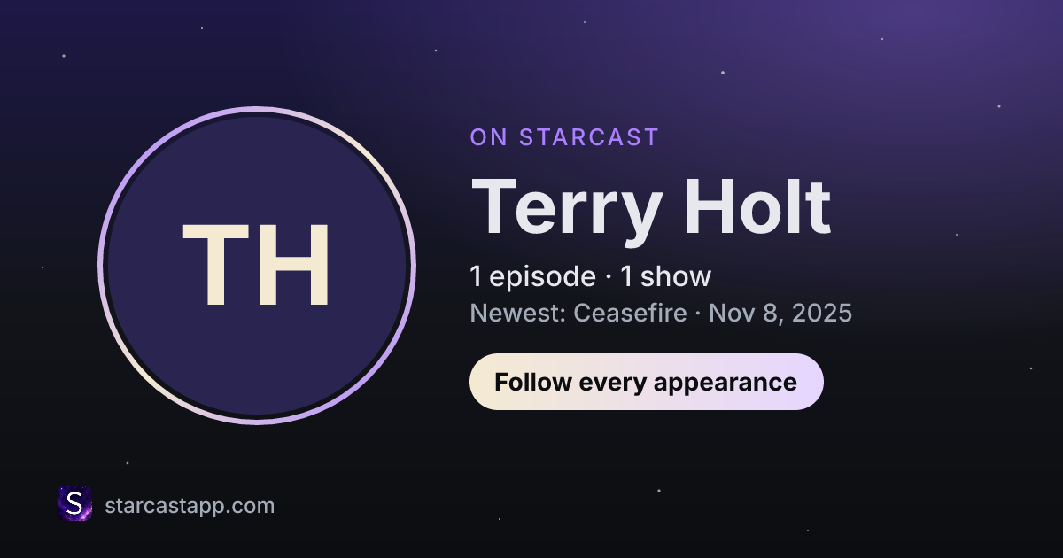 The preview card for Terry Holt