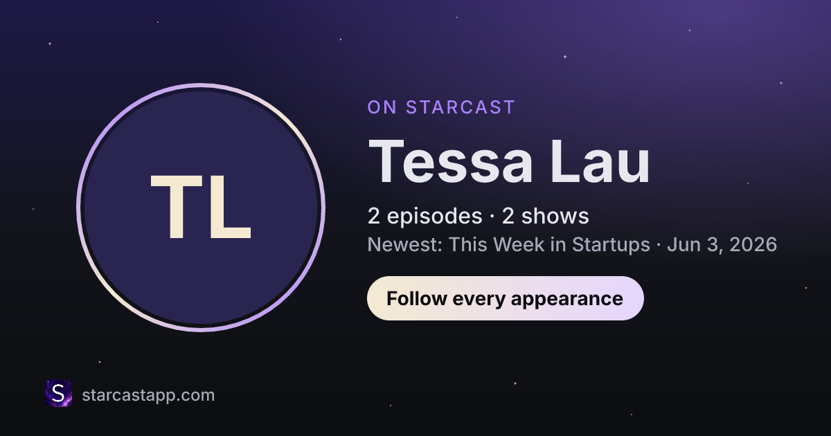 The preview card for Tessa Lau