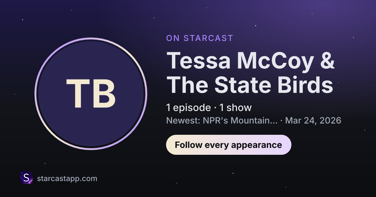 The preview card for Tessa McCoy & The State Birds