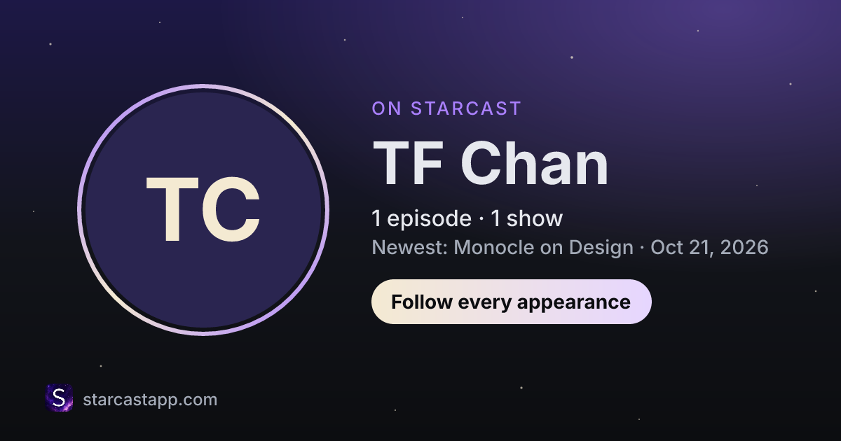 The preview card for TF Chan