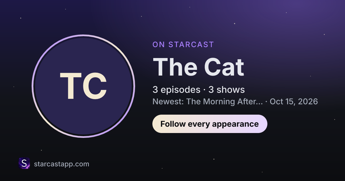 The preview card for The Cat