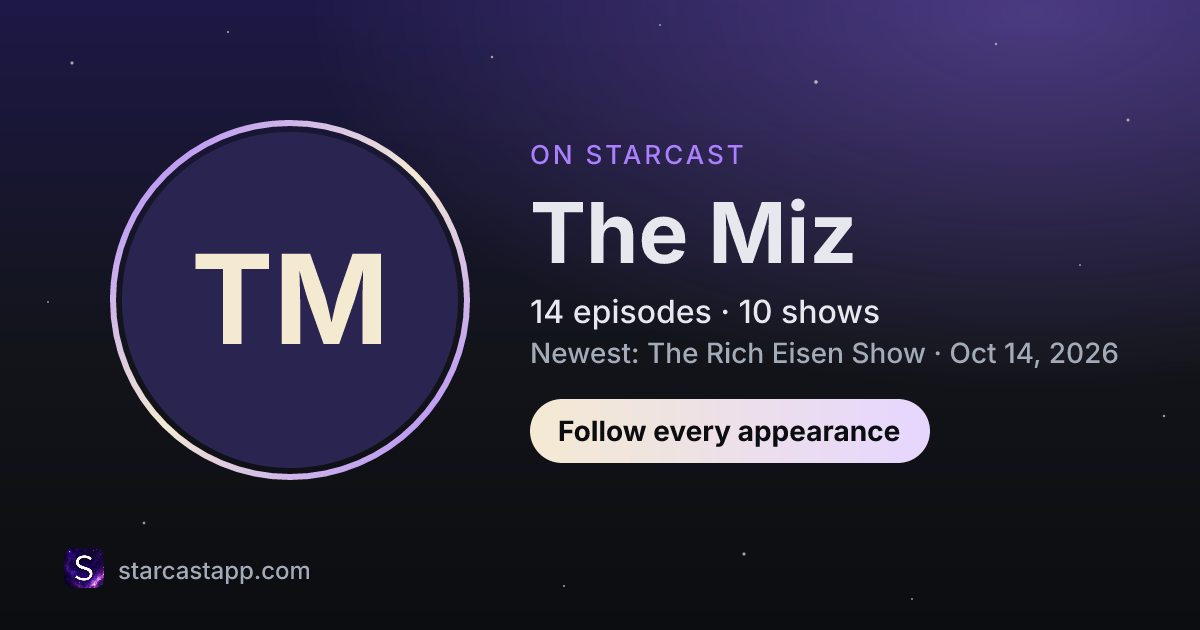 The preview card for The Miz