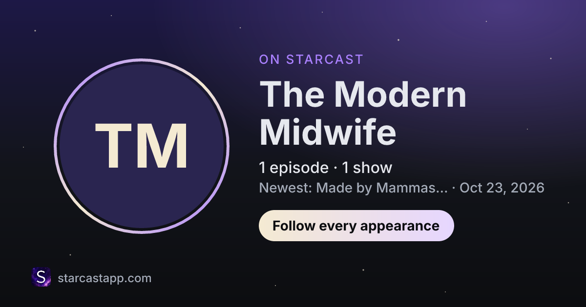 The preview card for The Modern Midwife