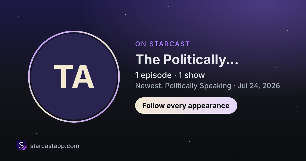 The preview card for The Politically Speaking Hour on St. Louis on the Air