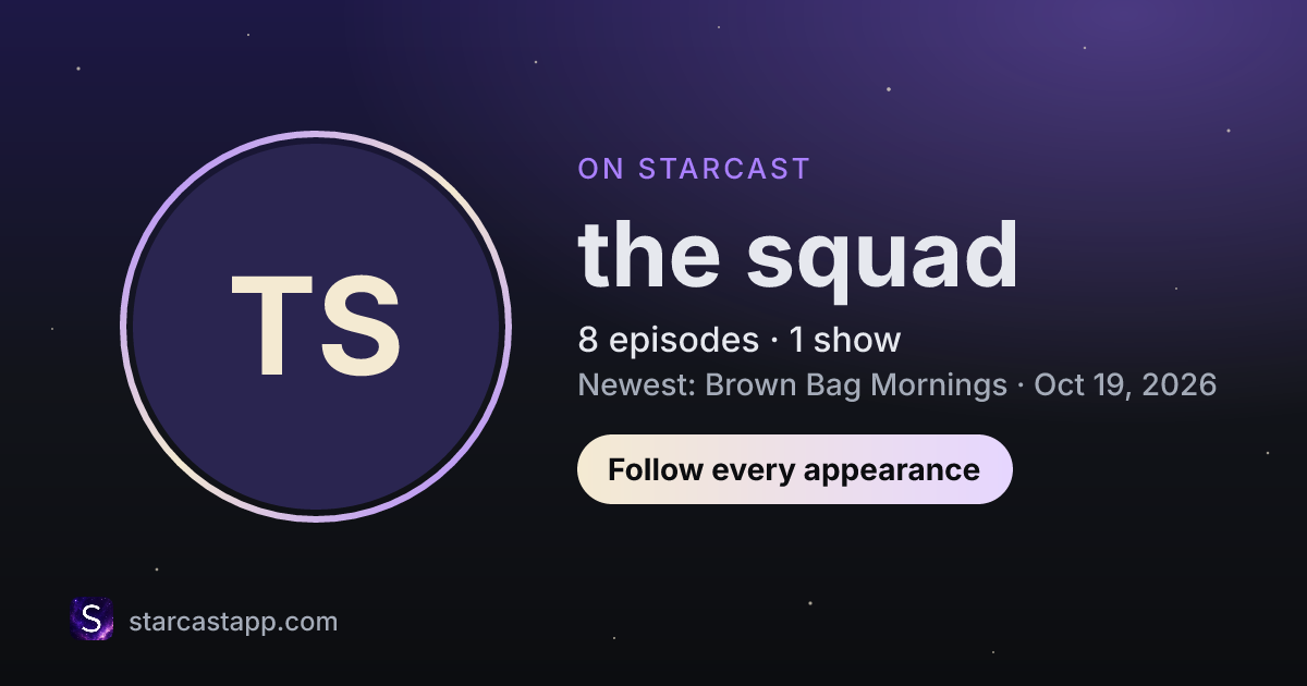 The preview card for the squad