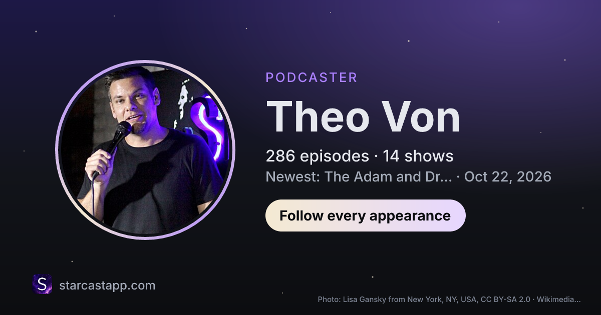 The preview card for Theo Von