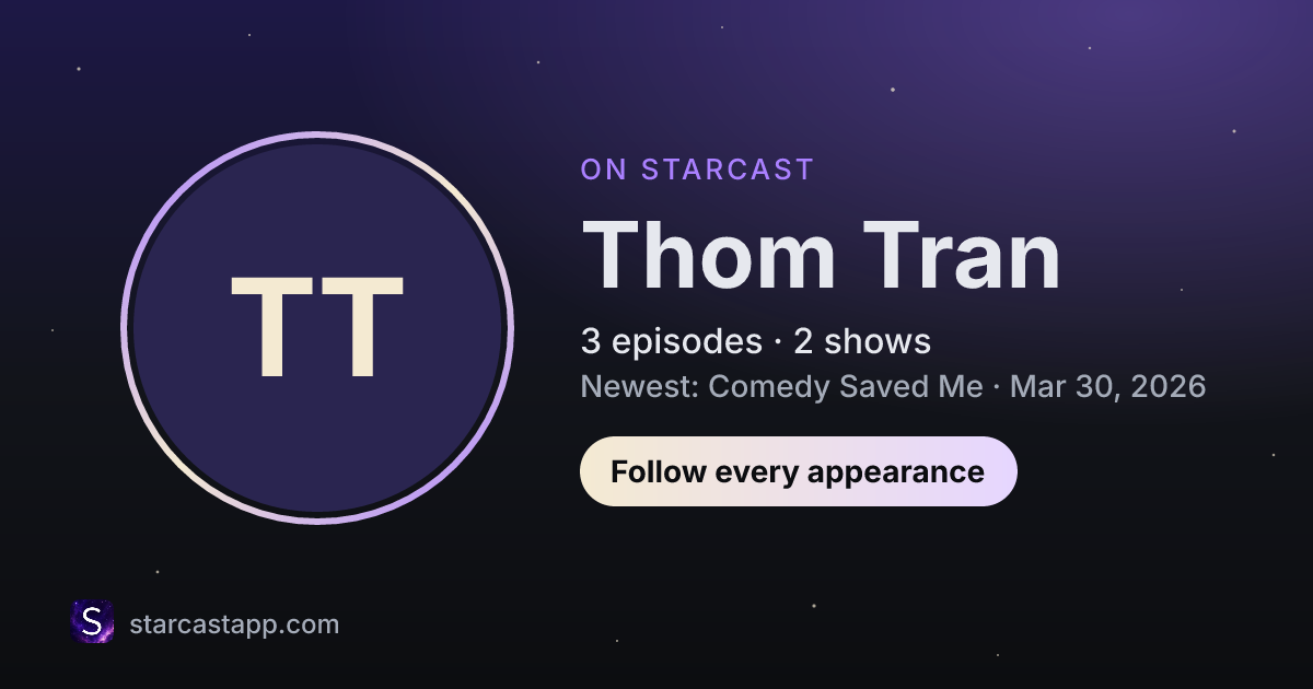 The preview card for Thom Tran