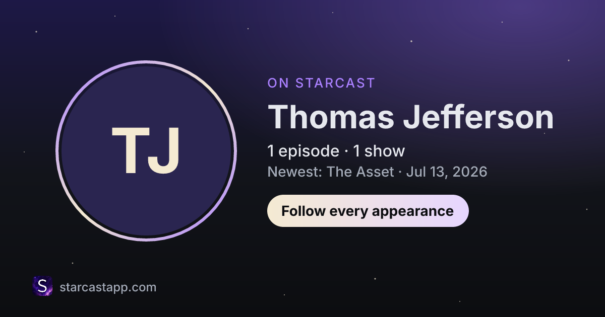 The preview card for Thomas Jefferson