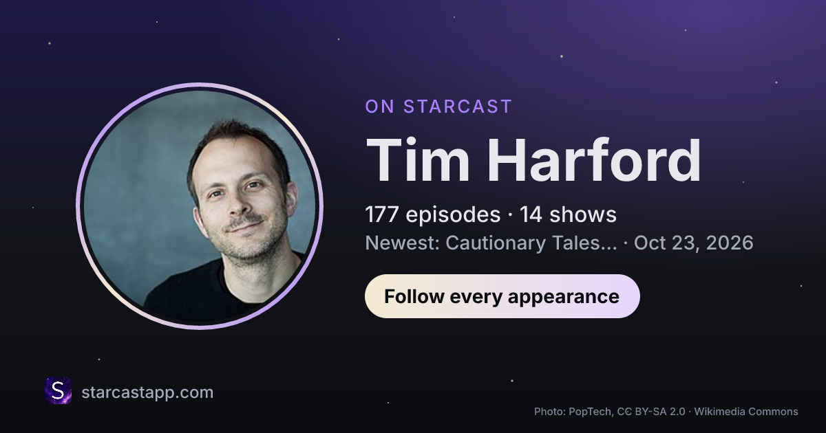 The preview card for Tim Harford