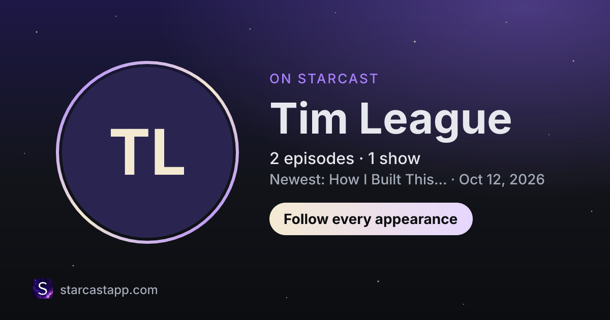 The preview card for Tim League