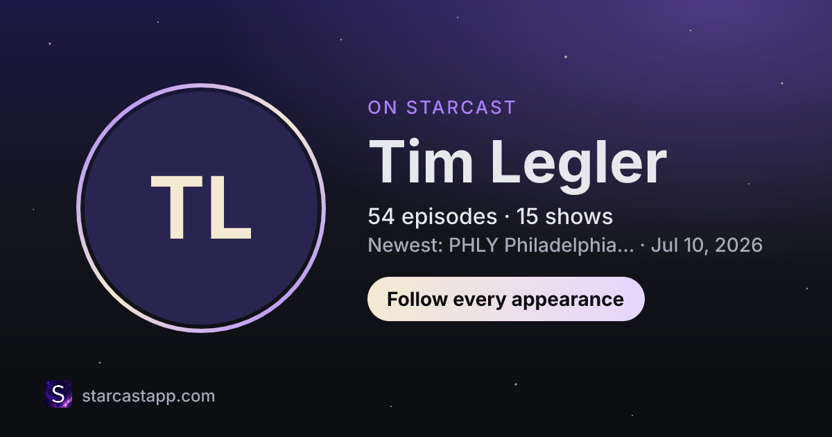 The preview card for Tim Legler