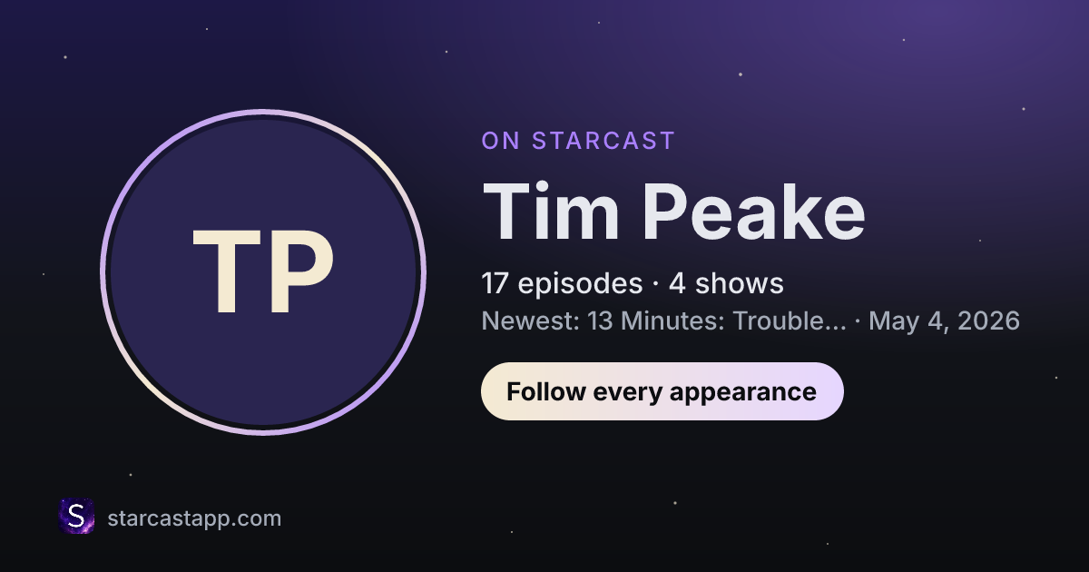 The preview card for Tim Peake