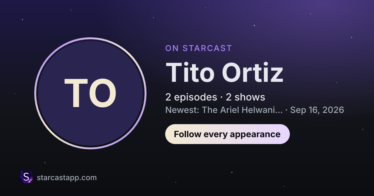 The preview card for Tito Ortiz