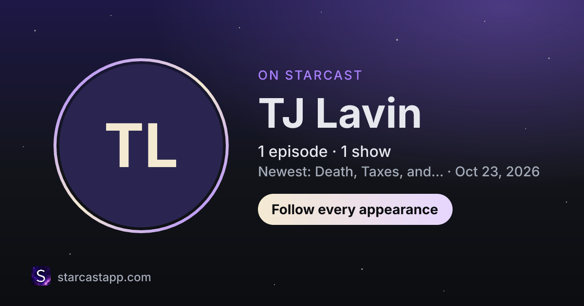 The preview card for TJ Lavin