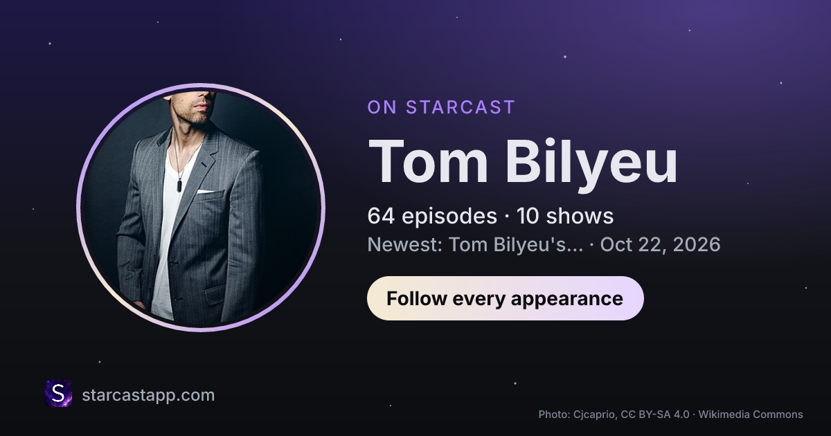 The preview card for Tom Bilyeu
