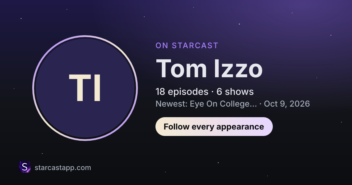 The preview card for Tom Izzo