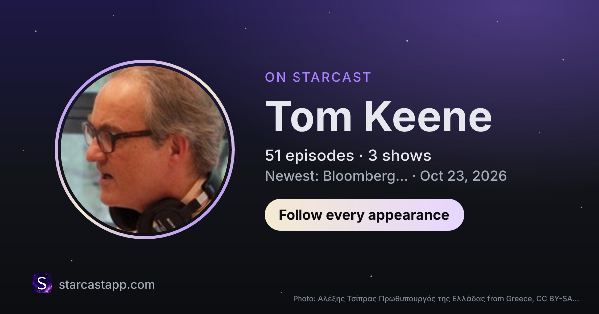 The preview card for Tom Keene