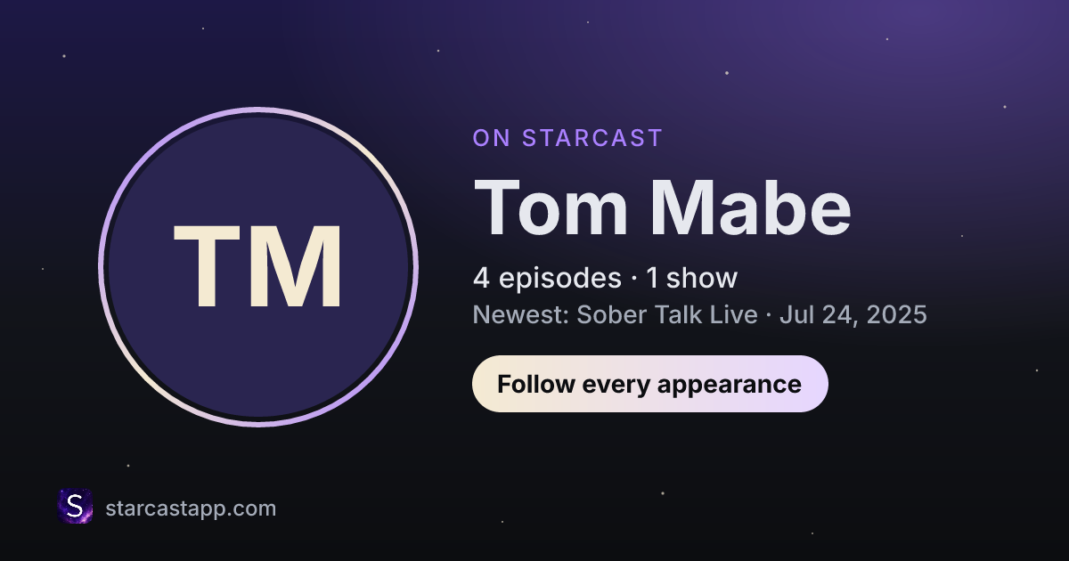 The preview card for Tom Mabe