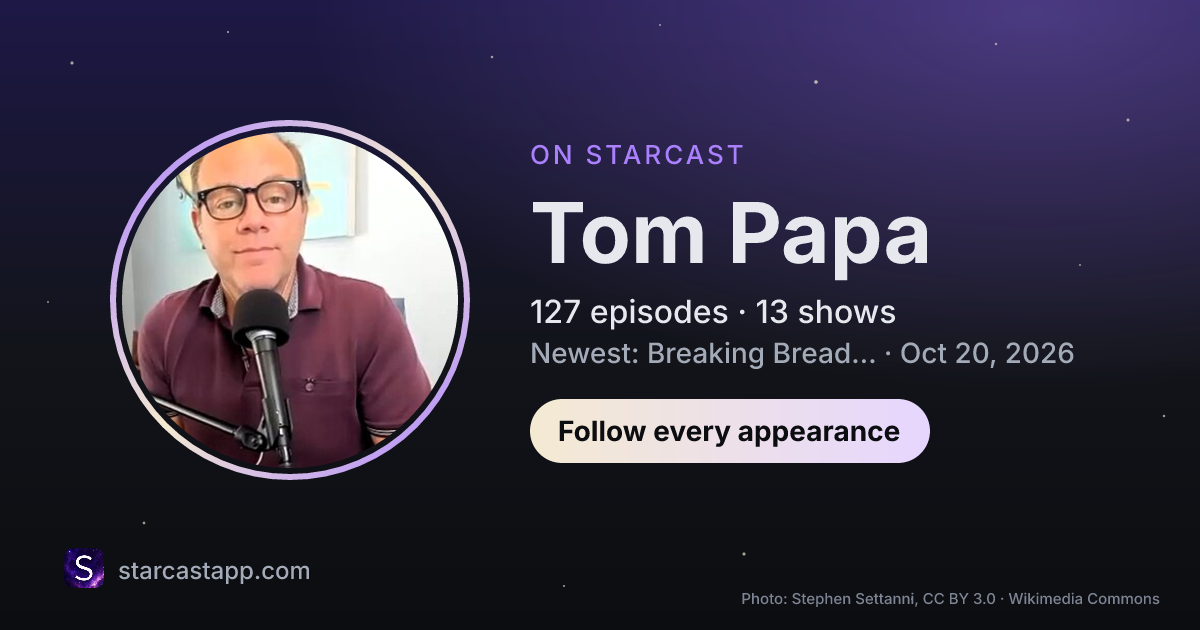 The preview card for Tom Papa