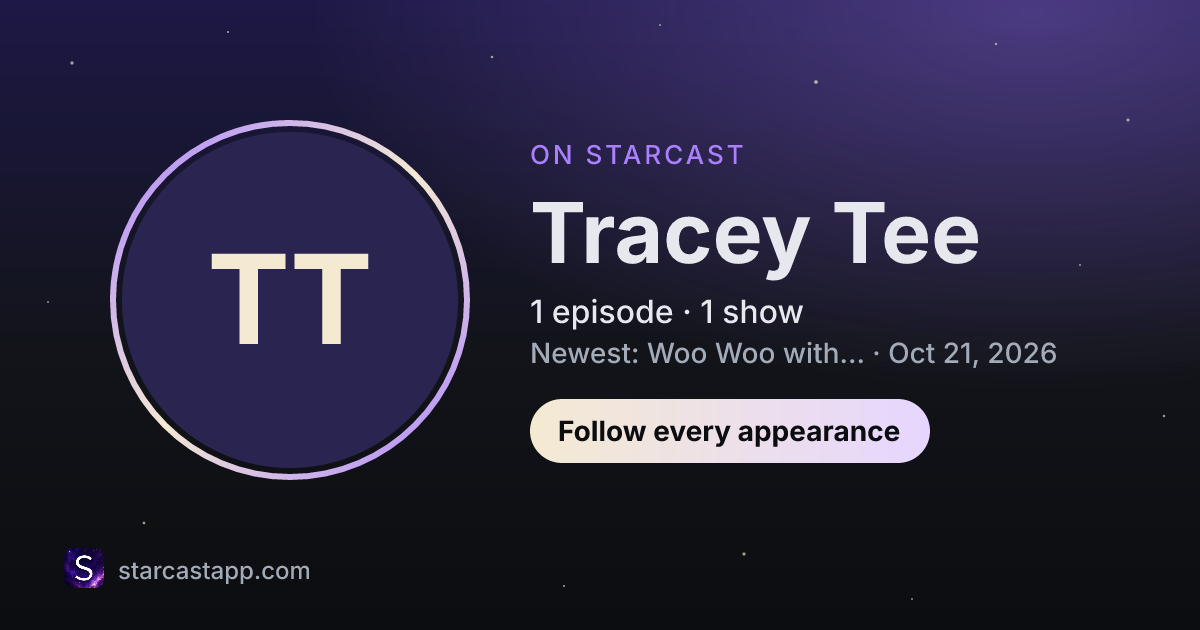The preview card for Tracey Tee