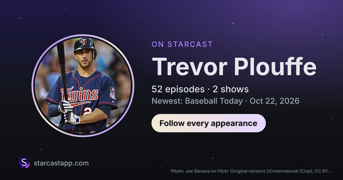 The preview card for Trevor Plouffe