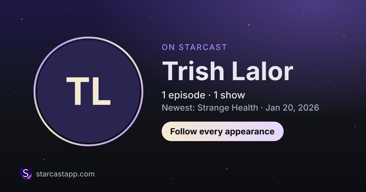 The preview card for Trish Lalor