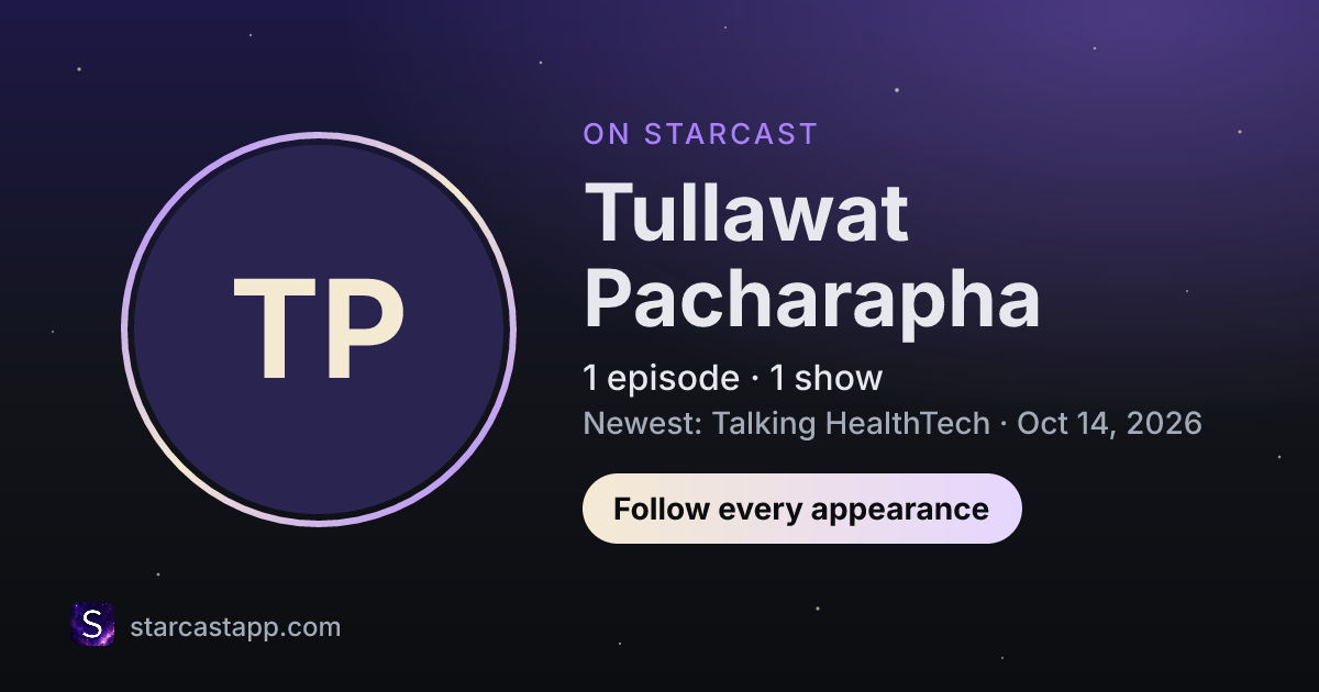 The preview card for Tullawat Pacharapha