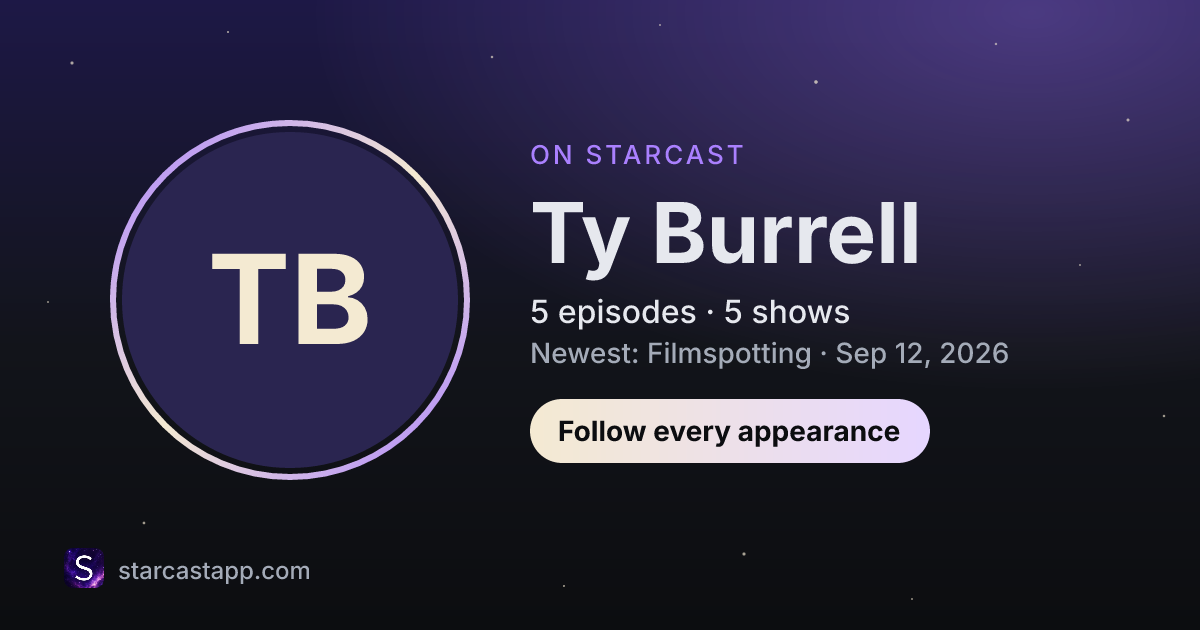 The preview card for Ty Burrell